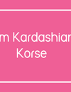 Kim Kardashian Korse